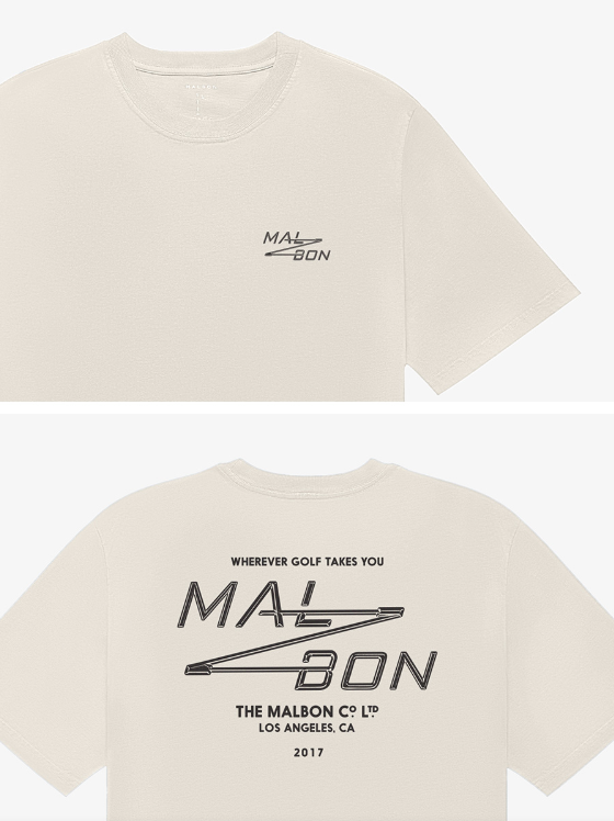 Malbon Golf Men’s Bermuda Utility Athletic Casual T-Shirt