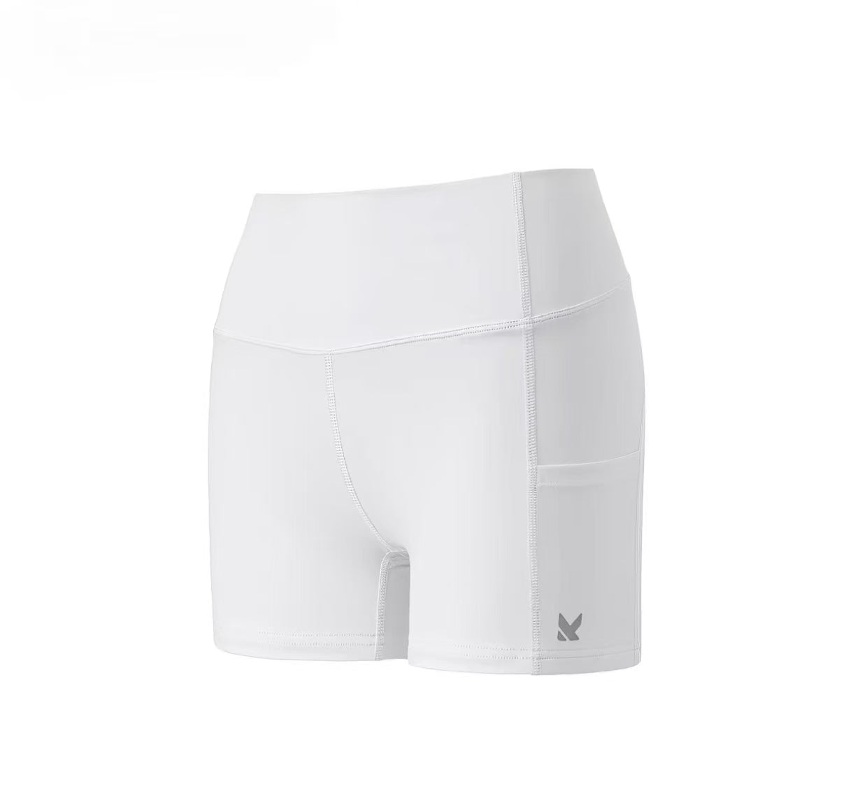 Manucode Women’s White Retro High Neck Air Fabric Golf Dress - product view 5