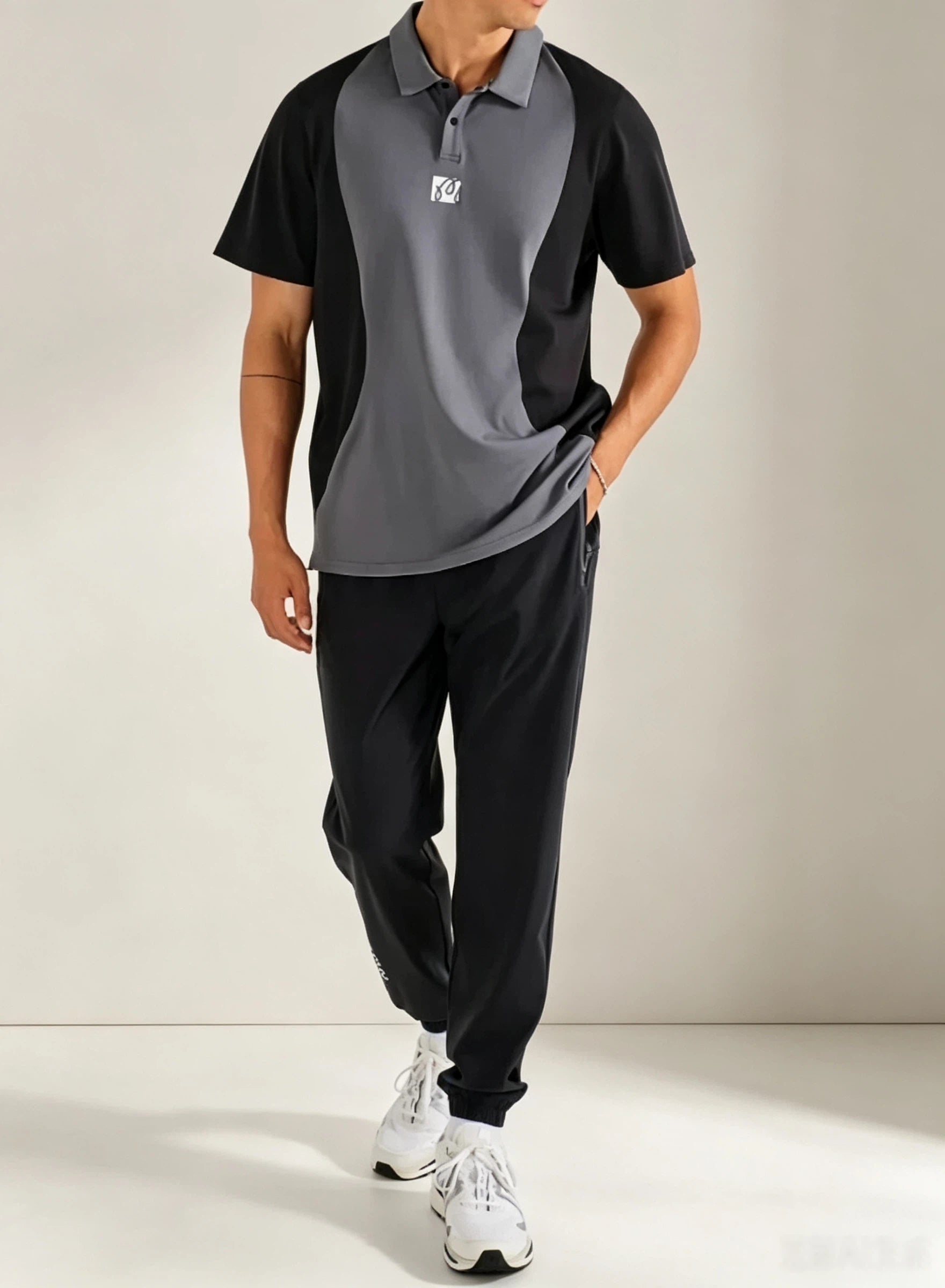 Malbon Golf Men’s Relaxed Fit Graphic Polo Shirt