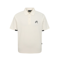 Malbon Golf Men’s Dot Print Casual Athletic Polo Shirt