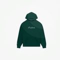 Malbon Fesque Hoodie Forest golf apparel back flat lay